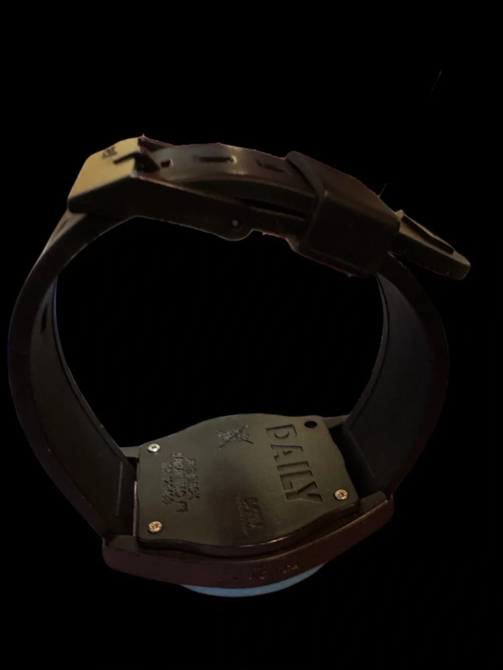 Neff Daily Watch Black Silicone Band